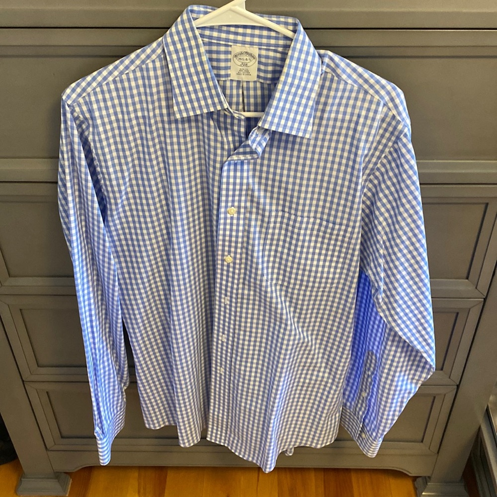 Mens Brooks Brothers slim fit button down